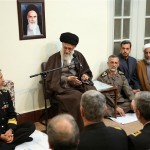 Iranian navy commanders Collectively called the Imam Khamenei