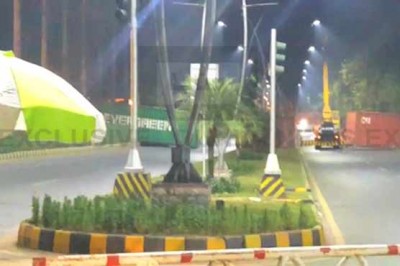 The risk of cracking in Islamabad, closed roads, the red zone cell process orders