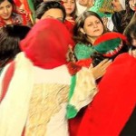 Frequent disruptions in the Parade Ground rally, brawl women