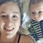 Two months baby surprised the mother of the words