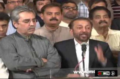 Rebellion, attacks on media houses United founder, Farooq Sattar Khan was proclaimed