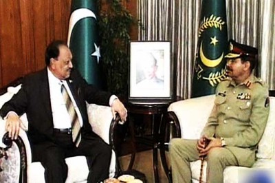 General Rashad Mahmood Farewell meeting with President 