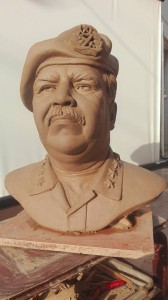 Karachi expert artist, Shujaat Ali Khan paid tribute to Mr. Raheel Sharif 