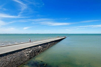A road in France that drowned daily