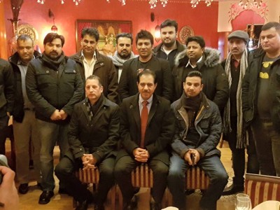 Abrar kayani, Senior Leader, PTI france with Malkoo