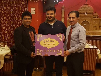 Abrar kayani, Senior Leader, PTI france with Malkoo