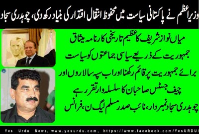 Chaudhry Sajjad Numberdar, Vice President, PML,N, France