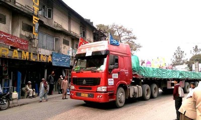Chinese ship, trade convoy reach Gwadar port