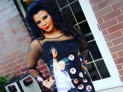 Grocery images booked wear a dress on Rakhi Sawant