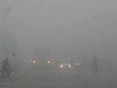 The rule of fog in Punjab including Lahore, sight, zero in many places