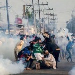 End of Indian barbarism, stormed the Indian child's coffin draped in the Pakistani flag