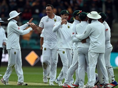 Hobart Test, South Africa beat Australia by giving the series takes its name