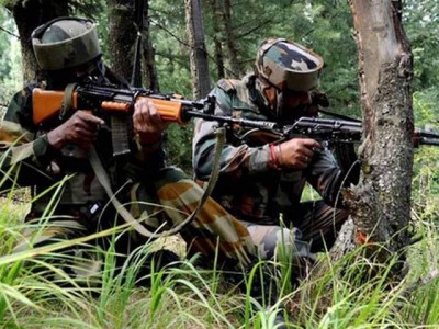 Again firing by Indian troops on LOC