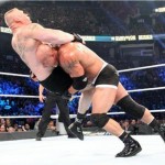 Gold Berg defeated the Brook lesner after the ilateral