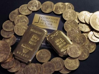 100 kg gold generate from the walls of a house in France