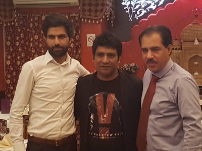 Abrar kayani, Senior Leader, PTI france with Malkoo