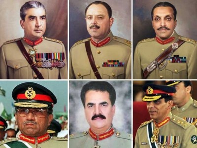 Army chiefs, establisin Pakistan since now