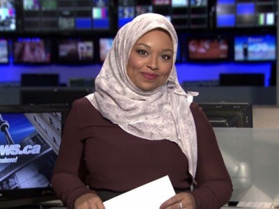 Canadian journalist became the first Muslim woman in a veil newscaster