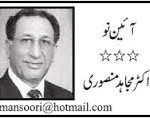 Writing on the wall, suggesting inappropriate columnist by Doctor Mujahid mansoori on 06 nov 2016