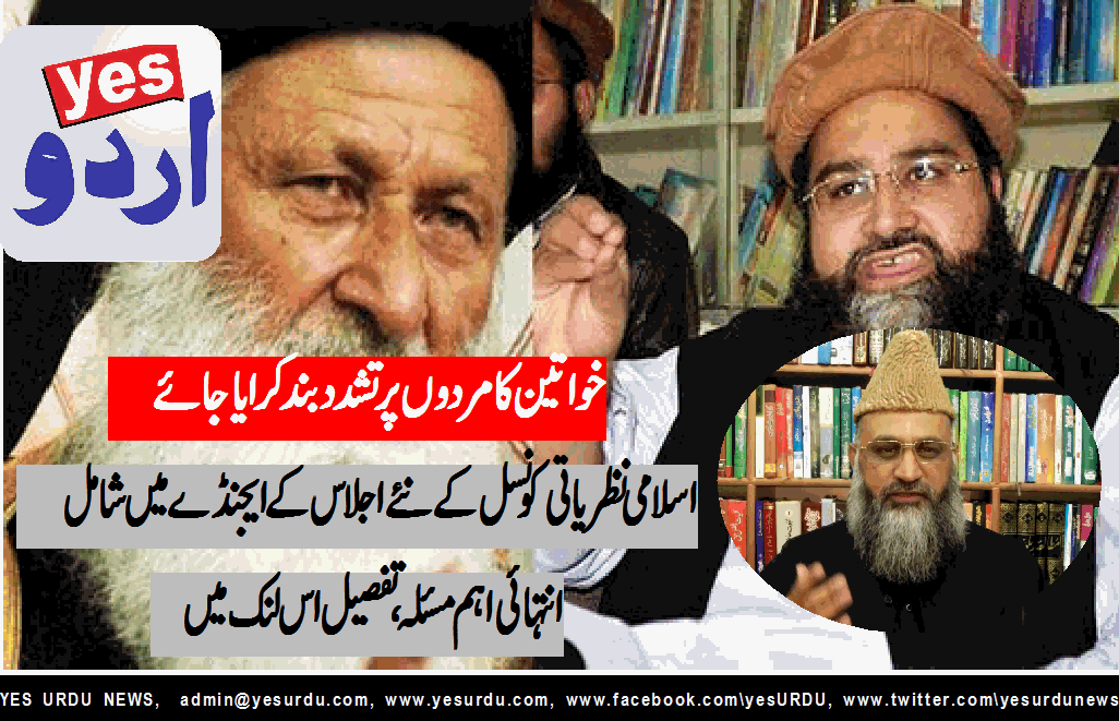 males torture by female should be prohibited,zahid-mehmood-qasmi member of Council of Islamic Ideology