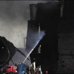 Gadani ship-breaking yard: bjhady ship on fire