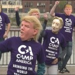 Hillary and Trump took to the streets to dance!