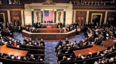 US Republican Party's majority in the Senate and House of Representatives