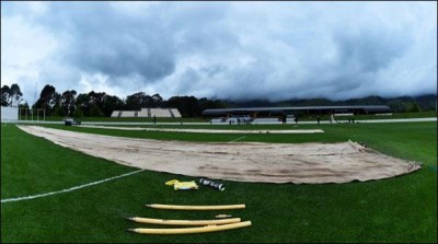 Pakistan and New Zealand Tour match, washed