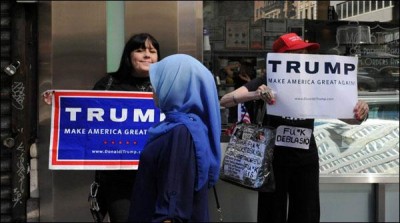 America would trump the more foreigners expressed hatred