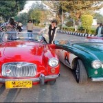 Classic car rally caravan leaves for Peshawar to Karachi