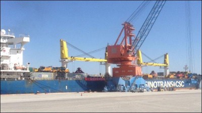 Gwadar:400 containers export goods on 13th november