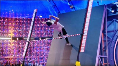 Italy: Young's 11-foot-high roll, record