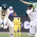 the rainfall in second day of test match between australia and south africa