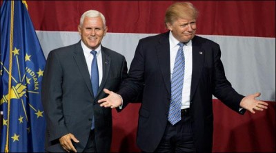Trump and pence of leaders of 30 countries