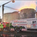Fire at KPT oil terminal still can not put out