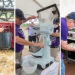 World record of Wheat harvest, milling and bread