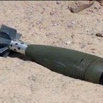 Karachi Defence Phase 8 of waste recovered two mortar shells road