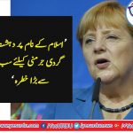 TERRORISM IN THE NAME OF ISLAM IN GERMANY IS BIGGEST DANGER