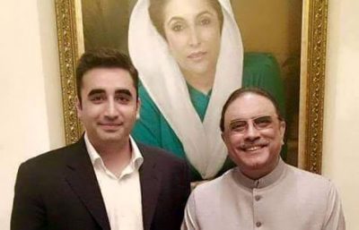 Ex-President of Pakistan Asif Ali Zardari in Pakistan
