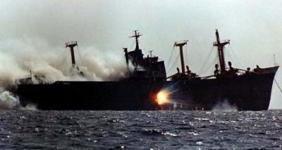 Yemen, Pakistani Cargo Ship attcked