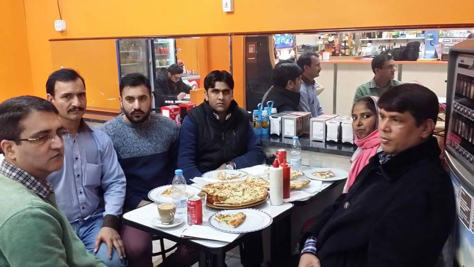 Mirza Mazhar Iqbal, senior leader PML-N give dinner in favor of president of message of peace Cristina Josephine
