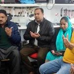 Miraj Din Chairman UP condolences on the death of his father