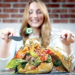 World Expensive Burger decorated gold foil