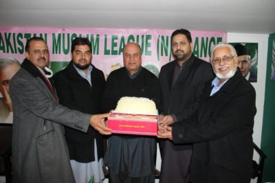 PML-N Leaders group photo on Jashn e Eid Milad un Nabi 