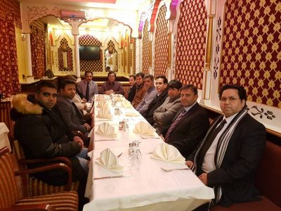 Dinner in favour of Ali Raza Sb in Kayani Resturant by Abrar Kayani