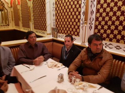 Dinner in favour of Ali Raza Sb in Kayani Resturant by Abrar Kayani