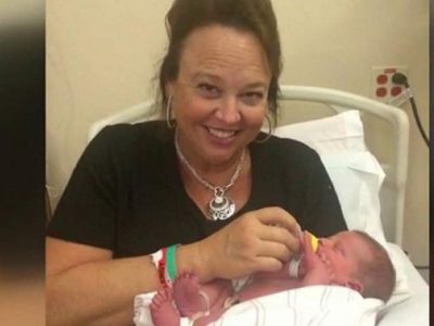 Amazing incident in the US, Grandma gave birth to grandson
