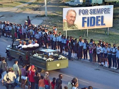 Cuban revolutionary leader Fidel Castro was Ashes buried