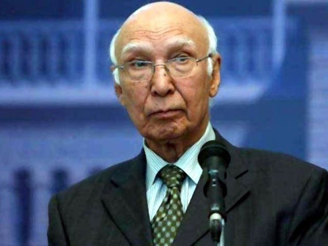 Pak-China economic corridor is a reflection of the ideal relationship, Sartaj Aziz