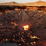 Cacafogo desert crater in Turkmenistan